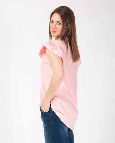Sydney Sparkle Star Tee - Peach