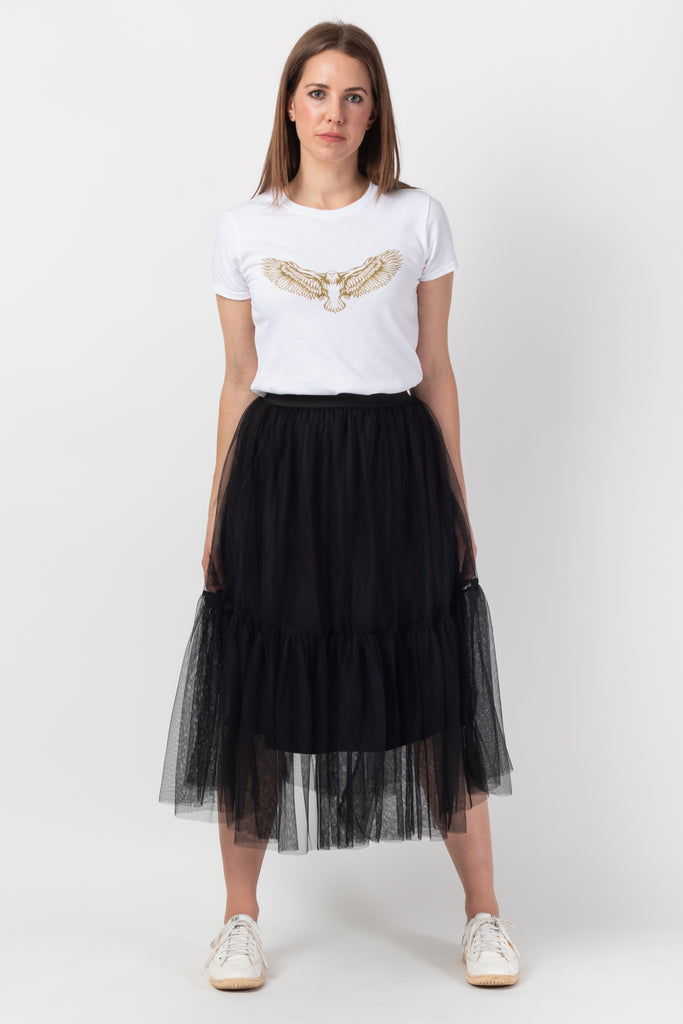 Black tulle skirt clearance nz