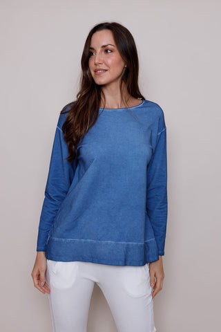 Jerry lightweight sweatshirt - Denim blue