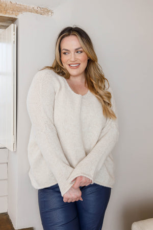 Gabby Knit - Cream